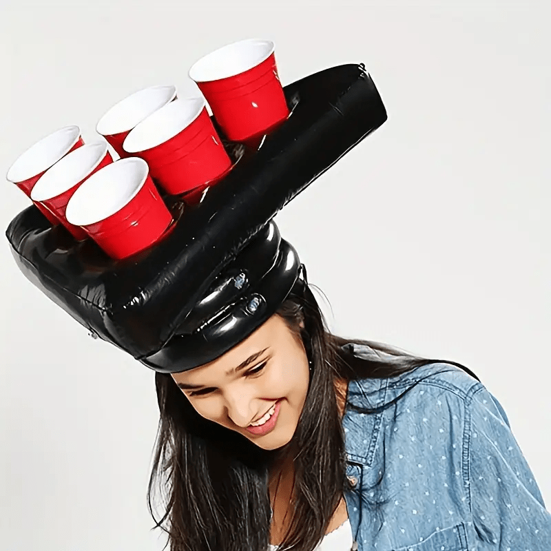 Party Games Groups - Sombrero Triangular Inflable para Juego de