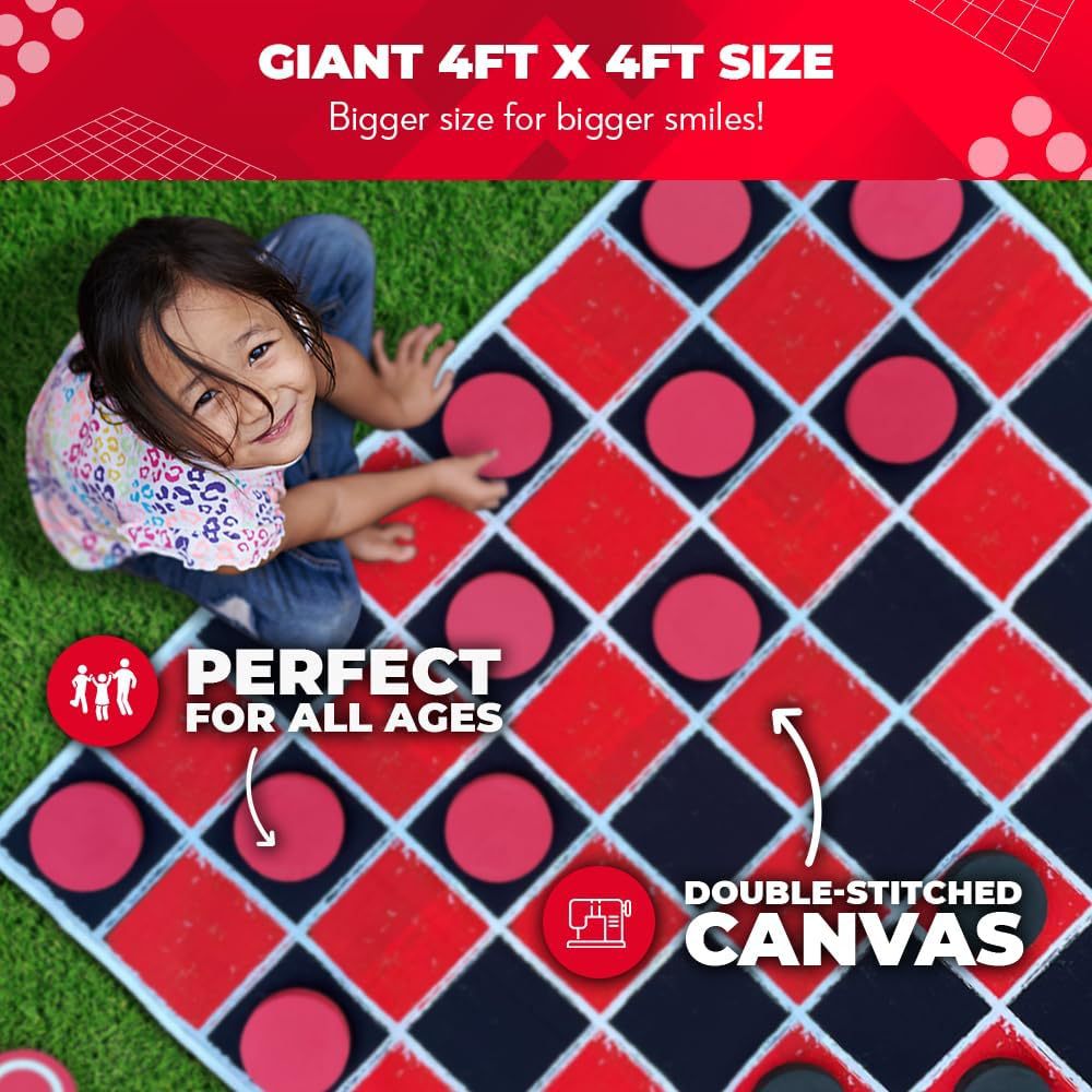 Tic Tac Toe Giant - Juego Gigante 2 en 1 de