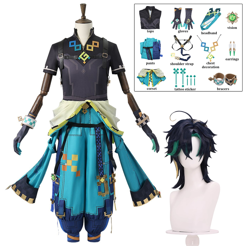 Party Games Groups - Kinich Cosplay Genshin Impact Cosplay disfraz