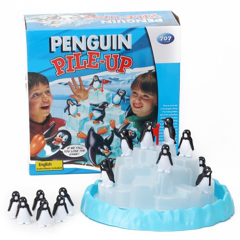 Party Games No Props - Juego de mesa de pingüinos apilables