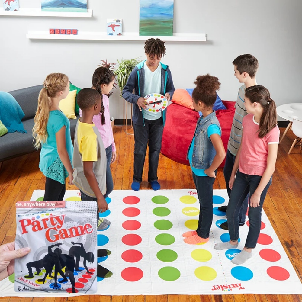 Party Games Group For Adults - Twister Party Game - Familia Interior