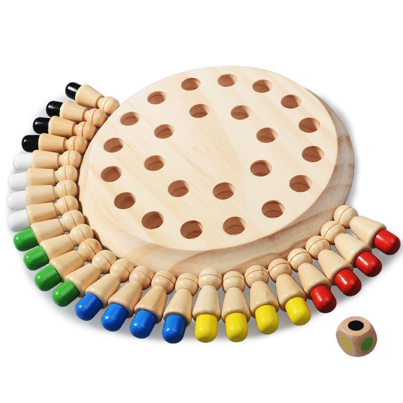 Party Games Quiz - Rompecabezas de madera para niños, juguetes
