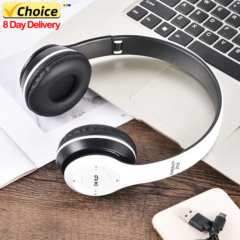 Party Games Iphone - Auriculares inalámbricos plegables con Bluetooth 5,0,