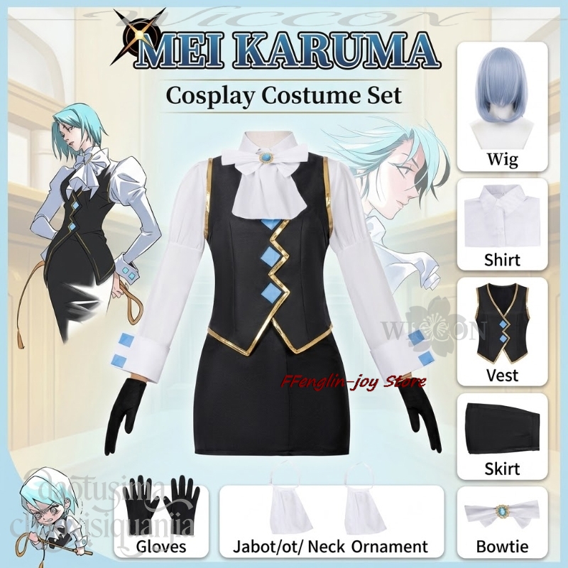 Party Games Mini - Disfraz de Cosplay de Anime Mei