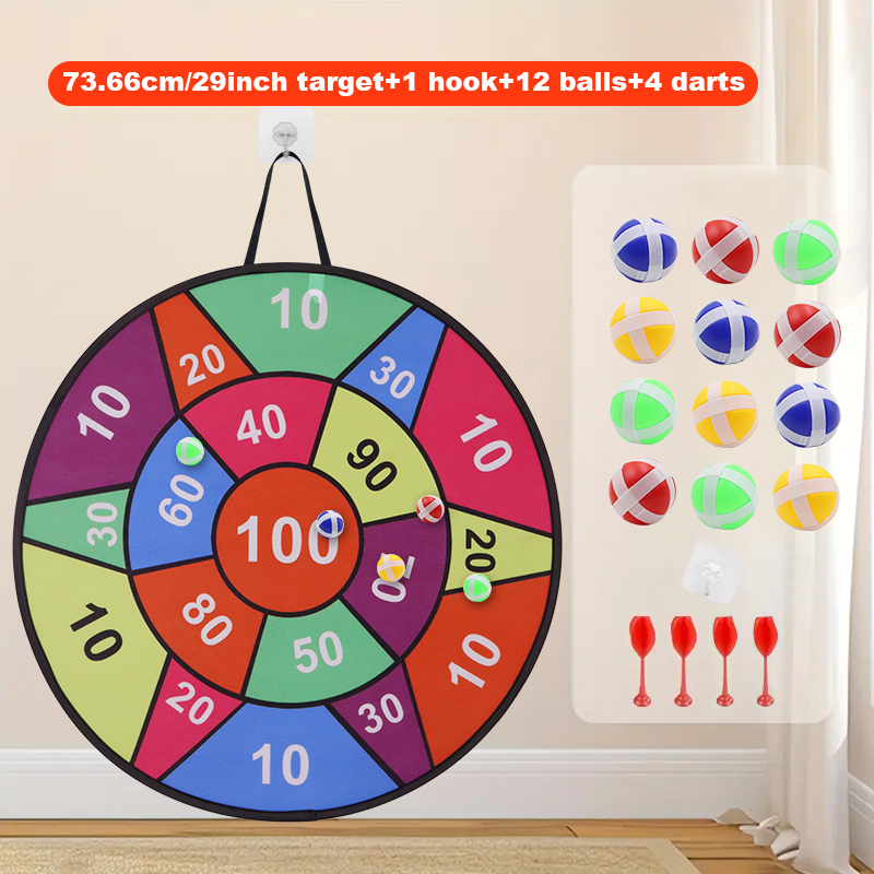 Tablero de dardos con bolas ad - Party Games Indoor For 6 12 Year Olds reseña y precio