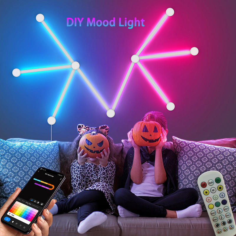 Lámpara de pared RGB inteligen - Party Games Groups reseña y precio
