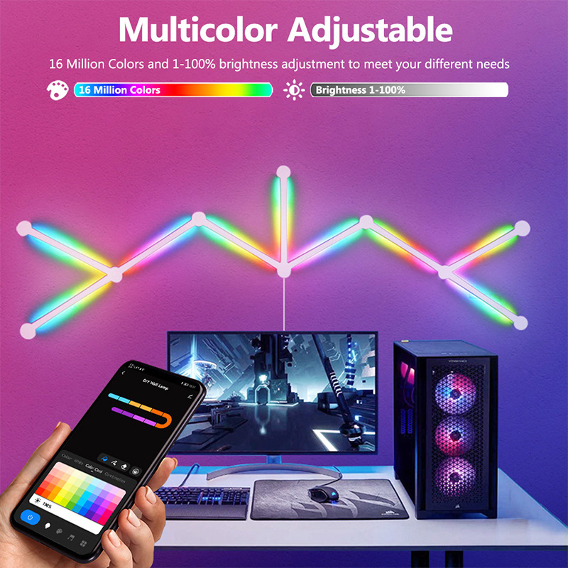 Lámpara de pared RGB inteligen - Party Games Groups reseña y precio
