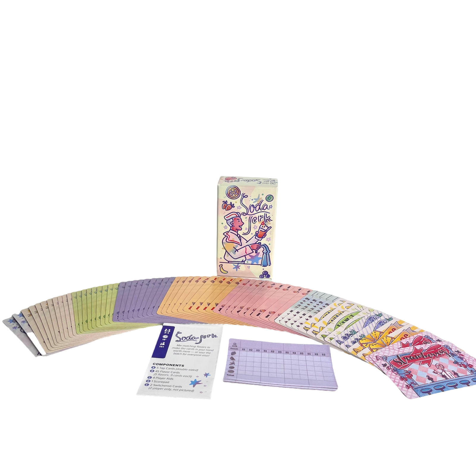 Juego de mesa Soda Jerk, juego - Party Games Group For Adults reseña y precio