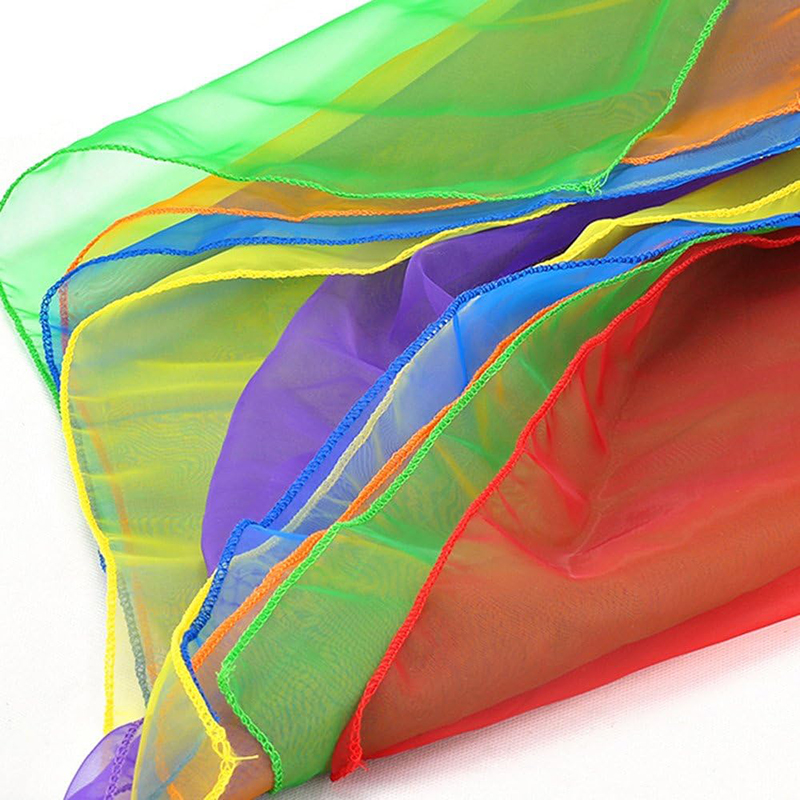 Bufanda de seda de seis colore - Party Games No Props reseña y precio