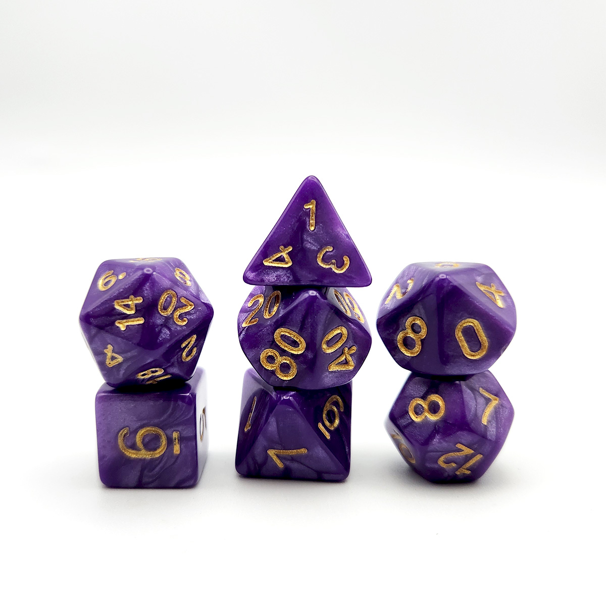 Juego de 7 dados con textura m - Party Games Mystery reseña y precio