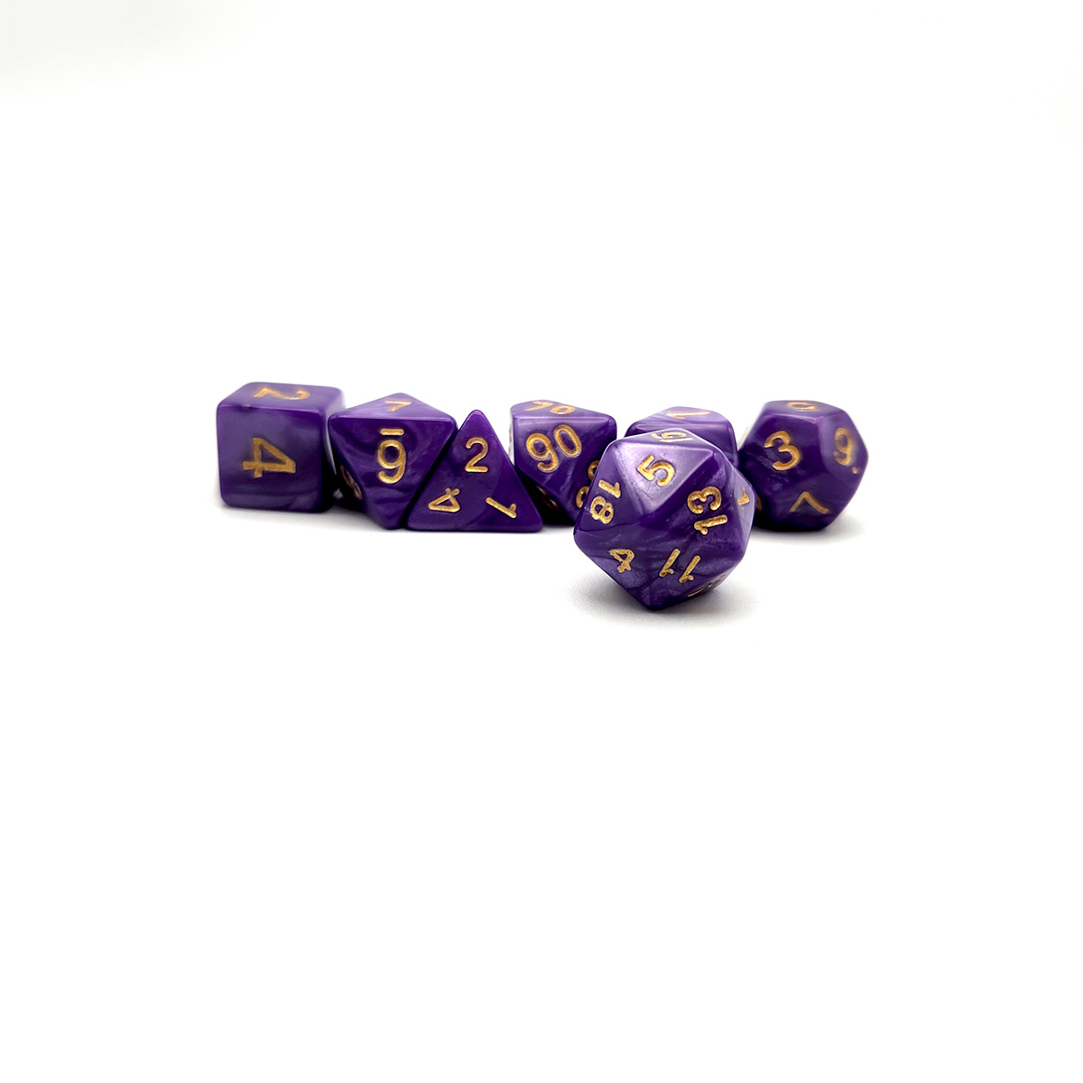 Juego de 7 dados con textura m - Party Games Mystery reseña y precio