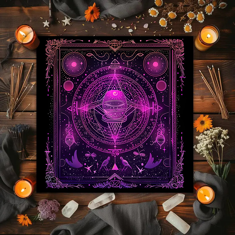 1 mantel para cartas de tarot, - Party Games Mystery reseña y precio