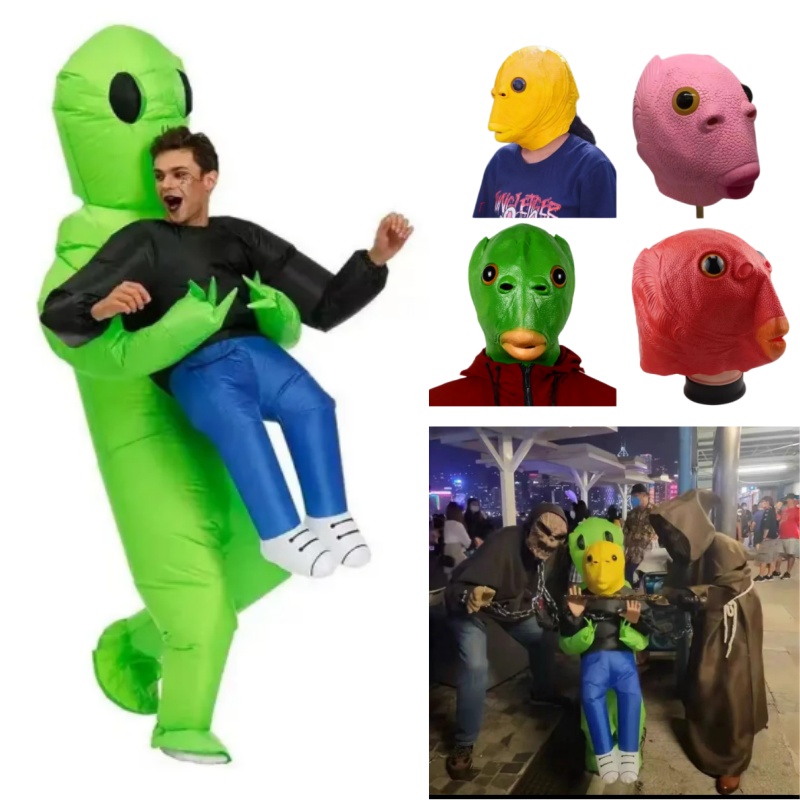 Disfraz inflable de alienígena - Party Games Adults Funny reseña y precio