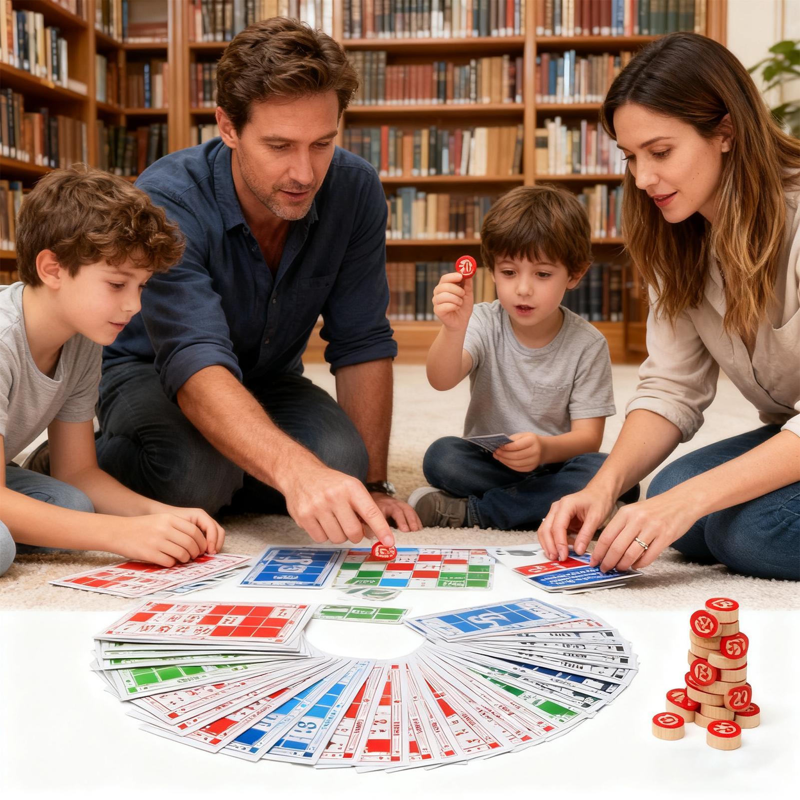 Juego de Bingo de madera, dive - Party Games Group For Adults reseña y precio
