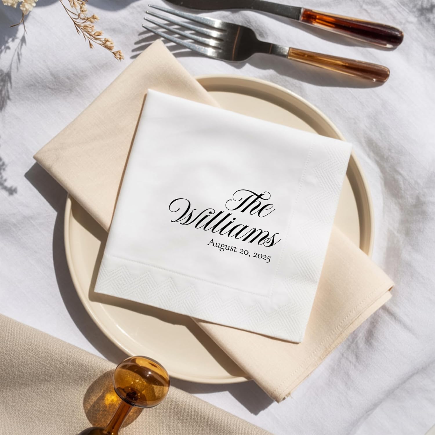 50 Servilletas Personalizadas  - Party Games At Wedding reseña y precio